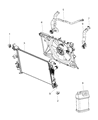 Jeep Compass Radiator Diagram - 68273398AA
