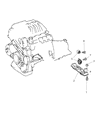 Dodge Sprinter 2500 Engine Mount Diagram - 68013685AA