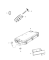 Dodge Viper Transmitter Diagram - 5035395AA