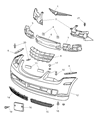 Chrysler Crossfire Emblem Diagram - 5096429AA