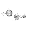 Dodge Dart Belt Tensioner Diagram - 4627742AA