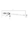 2012 Ram 5500 Axle Shaft Diagram - 68034434AB