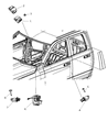 Dodge Ram 1500 Clock Spring Diagram - 68050846AA