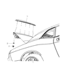 2012 Dodge Challenger Spoiler Diagram - 1FS64DX8AB