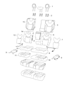Jeep Cherokee Armrest Diagram - 1VR31LT5AC