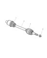 Chrysler Prowler Axle Shaft Diagram - 4882522AC