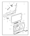 Jeep Door Check Diagram - 55176339AB
