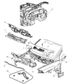 2008 Jeep Compass Weather Strip Diagram - 5030129AA