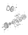Jeep Crankshaft Timing Gear Diagram - 68034267AA