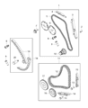 Ram Timing Chain Tensioner Diagram - 68226962AA