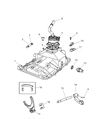 Dodge Ram 2500 Automatic Transmission Shifter Diagram - 5003211AA