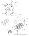 Chrysler Cirrus Oil Filler Cap Diagram - MD314087