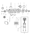 Dodge Piston Ring Set Diagram - 5191418AA