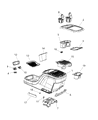 Chrysler Center Console Base Diagram - 5RJ902X9AK