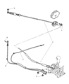 Chrysler Sebring Shift Cable Diagram - MR350809