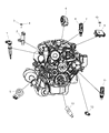 Jeep Commander Oil Pressure Switch Diagram - 68060337AA