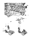 2010 Dodge Ram 1500 Engine Mount Diagram - 55366767AD