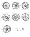 Chrysler Spare Wheel Diagram - 4726199AA