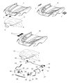 Dodge Viper Weather Strip Diagram - 68143006AC