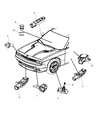 2010 Dodge Challenger TPMS Sensor Diagram - 56029400AB