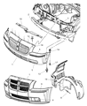Dodge Magnum Front Cross-Member Diagram - 5112323AA