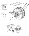 Ram C/V Brake Booster Diagram - 68064801AA