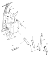 2008 Dodge Ram 3500 Seat Belt Diagram - 1JH681D5AA