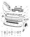 Ram Bumper Diagram - 1JS52TZZAA
