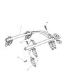 Jeep Fuel Injector Seal Diagram - 5103149AA