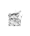 Dodge Caliber Shift Cable Diagram - 5062056AD