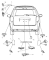 Dodge Caravan Back Up Light Diagram - 4857601AF