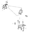 Jeep Compass Engine Mount Diagram - 68195918AB