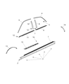 2020 Chrysler 300 Door Seal Diagram - 68200192AD
