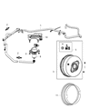 Dodge Durango Brake Booster Diagram - 4560182AD
