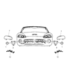 Dodge Viper Headlight Diagram - 4865485AE