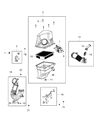 Jeep Cherokee Air Intake Coupling Diagram - 68145771AD