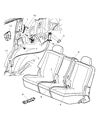 Chrysler Aspen Seat Belt Diagram - 5HP931D1AD