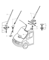 2002 Dodge Sprinter 3500 Antenna Diagram - 5103680AA