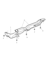 2003 Dodge Ram 2500 Exhaust Heat Shield Diagram - 53032653AA