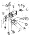 Jeep Back Up Light Switch Diagram - 56007250