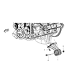 Ram 2500 Engine Mount Diagram - 52122711AA