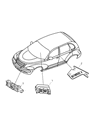 Chrysler PT Cruiser Air Bag Control Module Diagram - 4671776AG