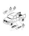 Ram Power Window Switch Diagram - 68021708AC