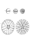 Chrysler 200 Wheel Cover Diagram - 1LB74RXFAB