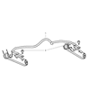 Jeep Liberty Sway Bar Kit Diagram - 52088677AB