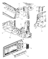 Jeep Wrangler Grille Diagram - 5KJ01XDVAC