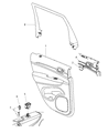 2011 Dodge Durango Door Moldings Diagram - 1GX32DX9AB