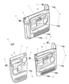2007 Dodge Ram 3500 Door Handle Diagram - 1DB93BD5AA
