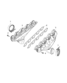 2014 Dodge Viper Exhaust Manifold Diagram - 5038733AA