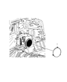 Jeep Compass Car Speakers Diagram - 5064979AA